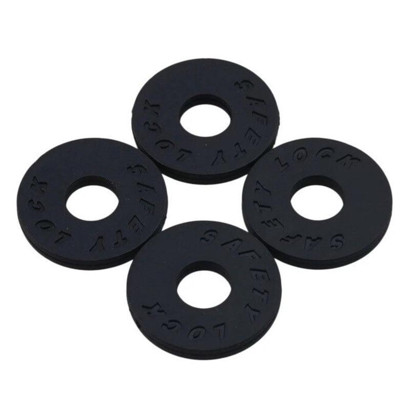 10X Black Guitar Strap Locks Anti-Slip for Acoustic Electric & Bass Guitars