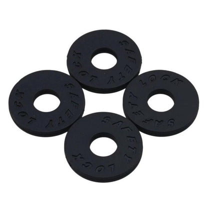 10X Black Guitar Strap Locks Anti-Slip for Acoustic Electric & Bass Guitars