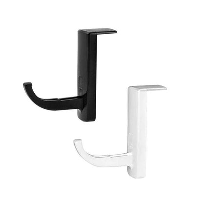 Universal Headphone Hook Desk Edge Mount Adhesive Headset Holder - White - Mekamart Australia