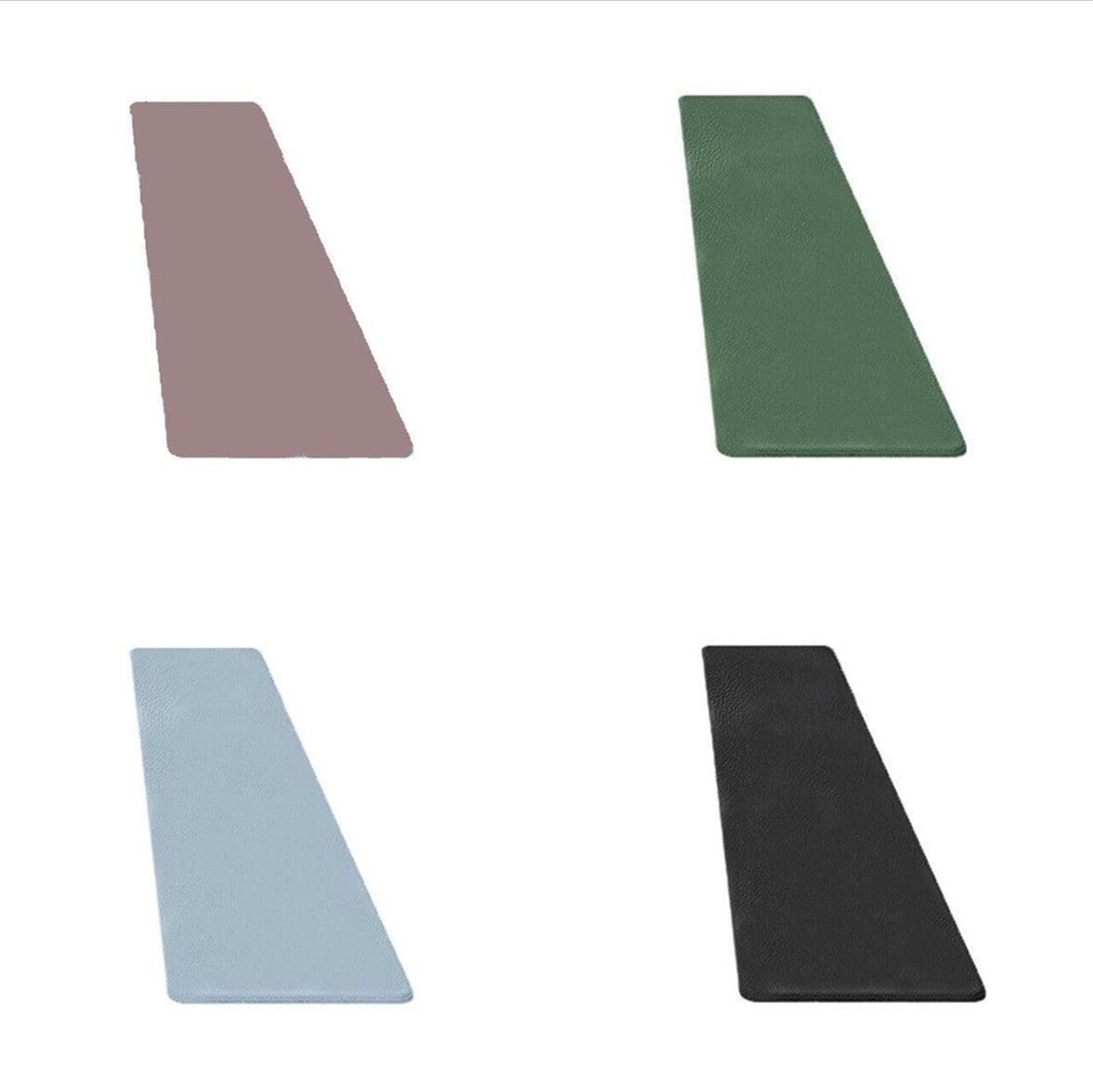 44x150cm Non-Slip Waterproof Kitchen Door Mat Floor Rug Carpet Anti-Oil Easy Clean - Green