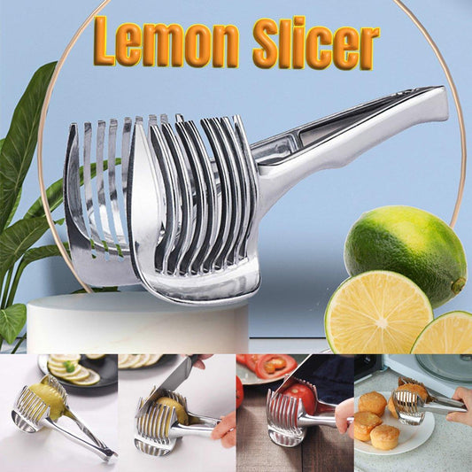 Multifunctional Lemon Tomato Fruit Slicer Cutter Tool with Handle for Household