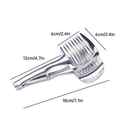 Multifunctional Lemon Tomato Fruit Slicer Cutter Tool with Handle for Household