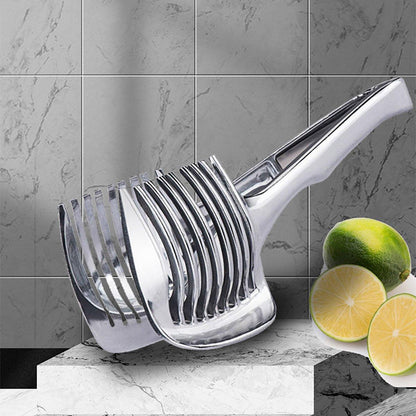 Multifunctional Lemon Tomato Fruit Slicer Cutter Tool with Handle for Household
