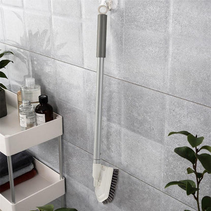 Long Handled Shower Scrub Brush with Extendable Pole for Bathroom Tiles