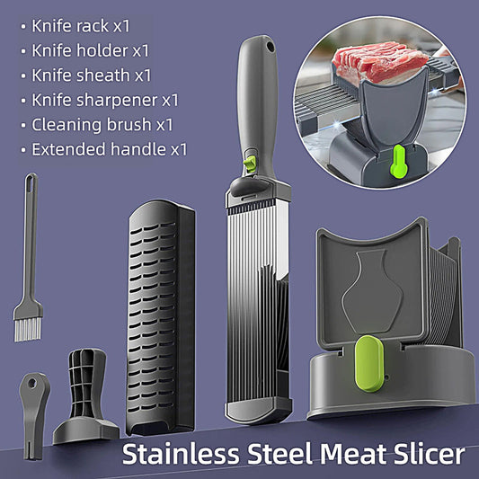 Meat Slicer Cutter Multifunctional Fresh Meat Cutting Tool for Household Kitchen