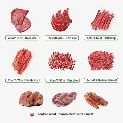 Meat Slicer Cutter Multifunctional Fresh Meat Cutting Tool for Household Kitchen