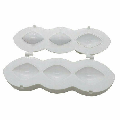 Meatball Maker Manual Meatloaf Mold Kibbeh Maker Press Minced Processor Tool - 9 Holes Clear