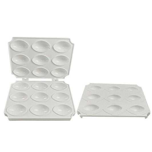 Meatball Maker Manual Meatloaf Mold Kibbeh Maker Press Minced Processor Tool - 9 Holes White