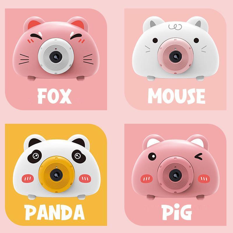 Acousto Optic Bubble Machine Camera Animal-Shaped With Light Music Toy Gift - Dog