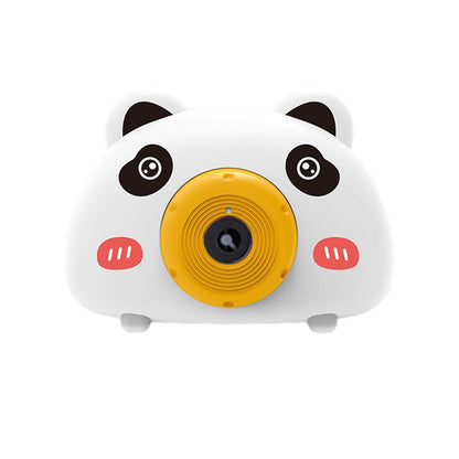 Acousto Optic Bubble Machine Camera Animal-Shaped With Light Music Toy Gift - Panda