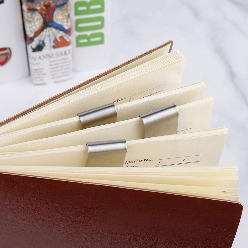 Clip Note Business Card Holder Stainless Steel Mens Wallet Metal - Gold