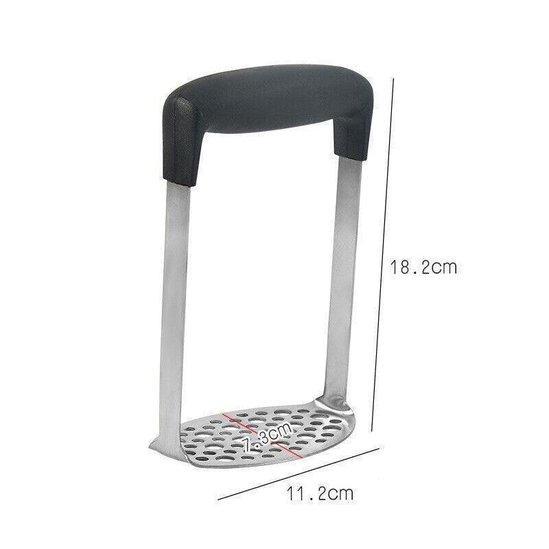 Potato Masher Vegetable Tool Stainless Steel Heat Kitchen Resistant Press Rice A