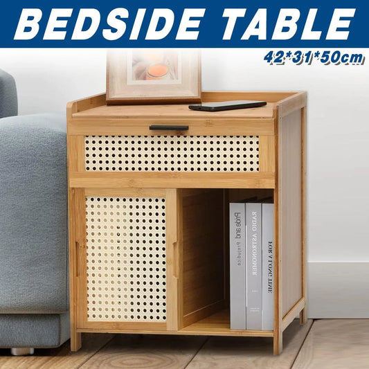 Small Bedroom Nightstand Storage Cabinet Sideboard Cabinet for Home Organization