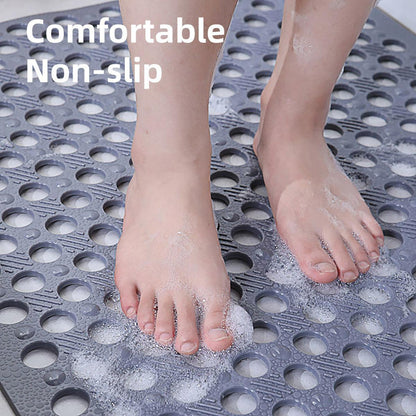 Extra Large Non-Slip Bathroom Mat Anti-Drop Shower Floor Mat Bath Rug Soft Touch - 43-75cm