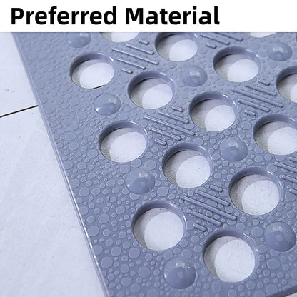 Extra Large Non-Slip Bathroom Mat Anti-Drop Shower Floor Mat Bath Rug Soft Touch - 43-75cm