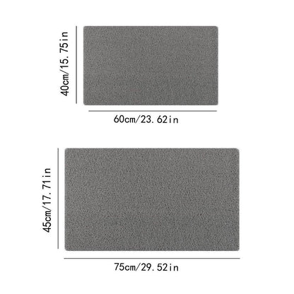 Anti Slip Bathroom Mat Non Slip Shower Floor Mat Quick Dry Soft Comfortable Rug - Beige-40x60cm