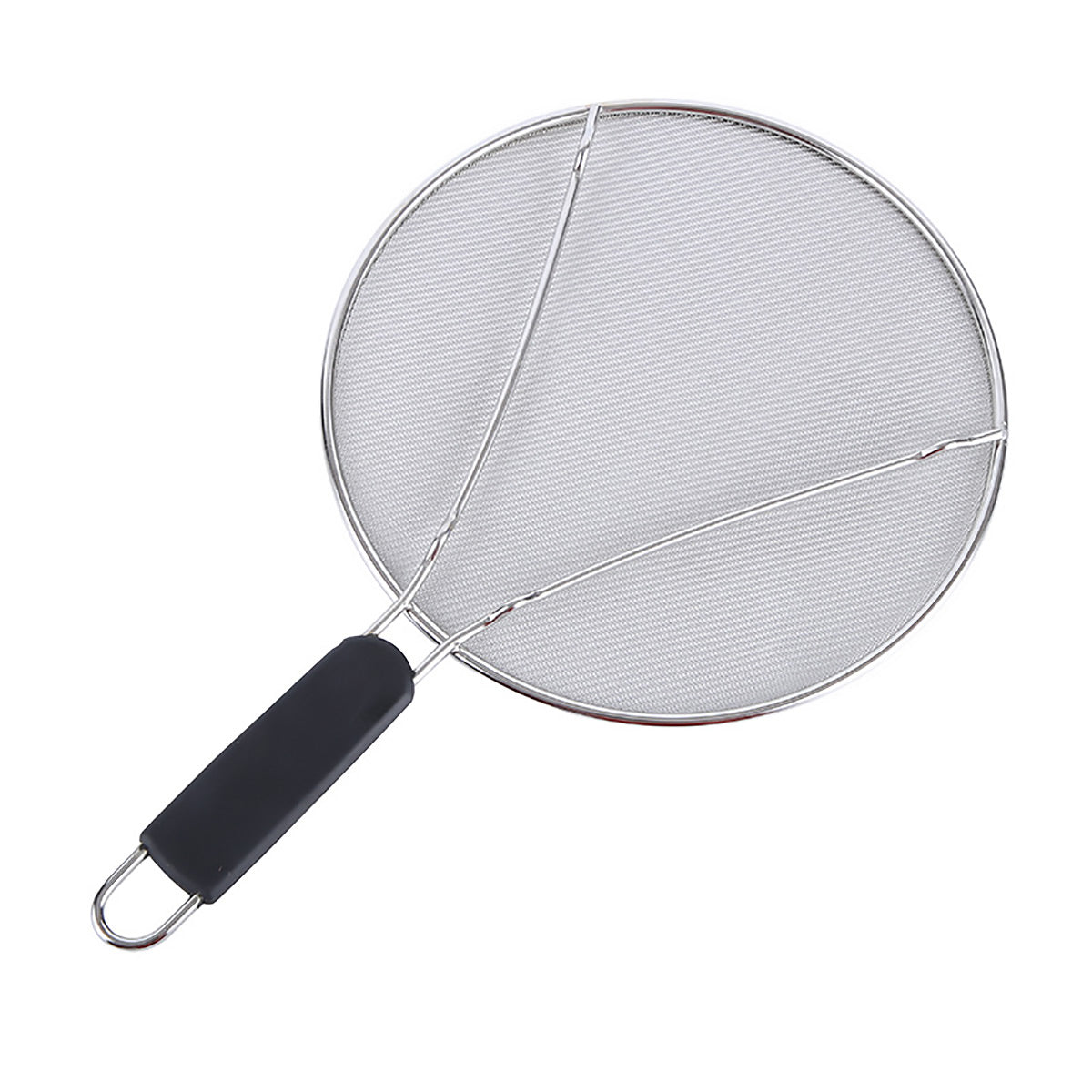 Stainless Steel Mesh Cover Anti Scald Filter Screen Anti Splash Lid For Kitchen - 25cm