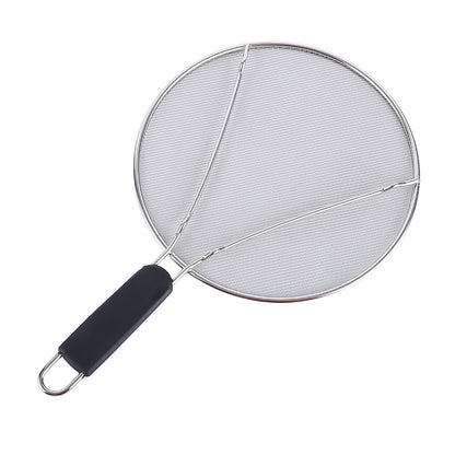 Stainless Steel Mesh Cover Anti Scald Filter Screen Anti Splash Lid For Kitchen - 25cm