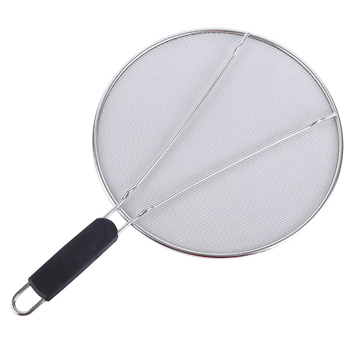 Stainless Steel Mesh Cover Anti Scald Filter Screen Anti Splash Lid For Kitchen - 25cm