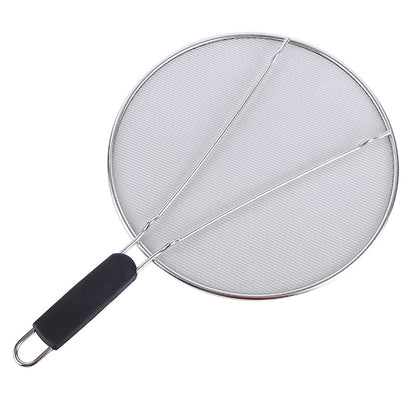 Stainless Steel Mesh Cover Anti Scald Filter Screen Anti Splash Lid For Kitchen - 29cm
