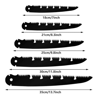 Folding Outdoor Hand Saw Portable Quick Cutting Pruning Garden Tree Logging Tool - 300mm