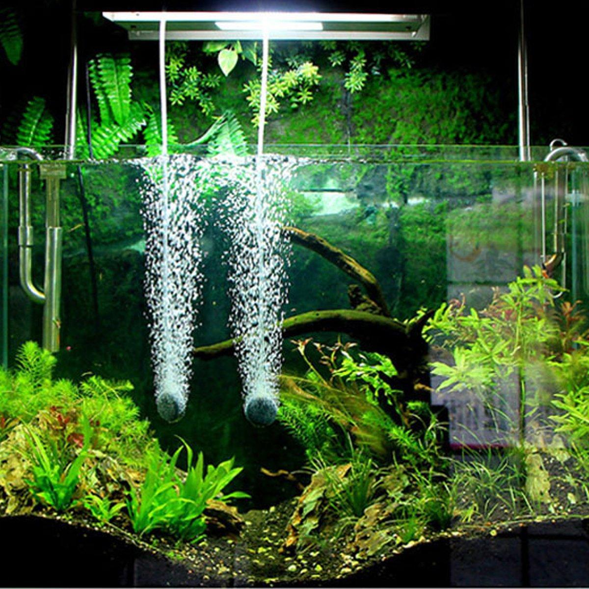 Quiet Fish Tank Oxygen Pump Aquarium Air Stone Aerator Oxygenator Water Filter - 10W