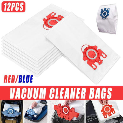 12x Vacuum Cleaner Bags for Miele 3D GN Complete C2 C3 S2 S5 S8 S5211 Models - Blue