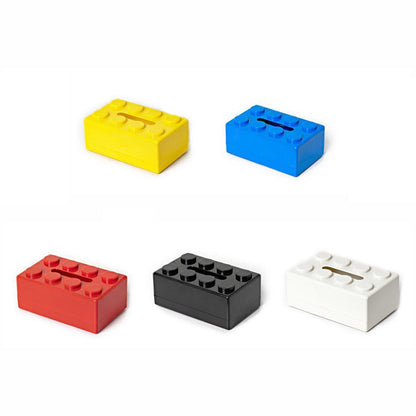Tissue Box Cover Creative Building Block Cute Napkin Dispenser Holder Home Decor - White