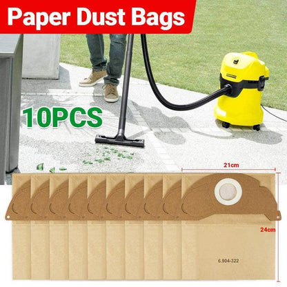 10Pcs Vacuum Bags for Karcher WD2 MV2 A2004 Models