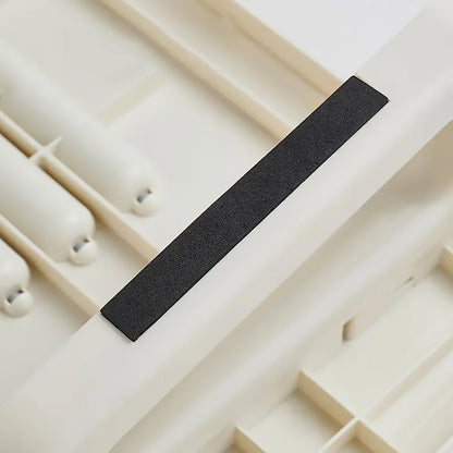 Ergonomic Office Footrest Adjustable Under Desk Stool Anti Fatigue Foot Support - Blue