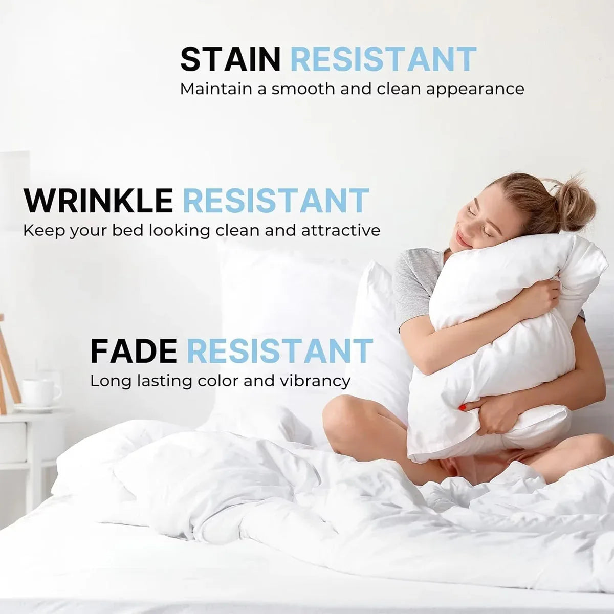 Silk Envelope Pillowcase Soft Satin Protective Cover for Bed Sleep Comfort - Silver - Mekamart Australia