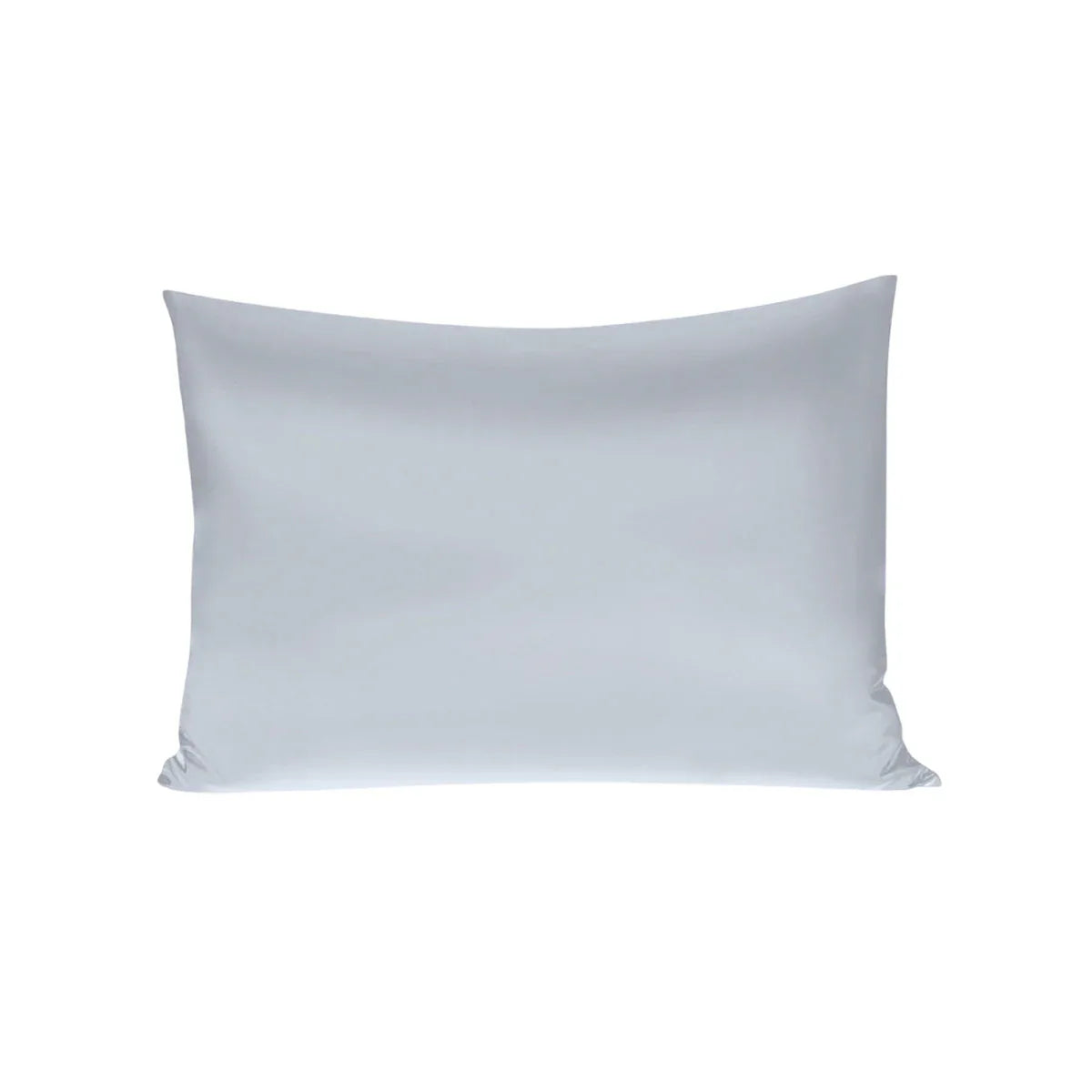 Silk Envelope Pillowcase Soft Satin Protective Cover for Bed Sleep Comfort - Silver - Mekamart Australia