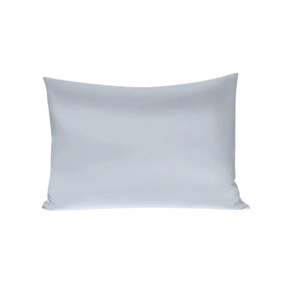 Silk Envelope Pillowcase Soft Satin Protective Cover for Bed Sleep Comfort - Silver - Mekamart Australia