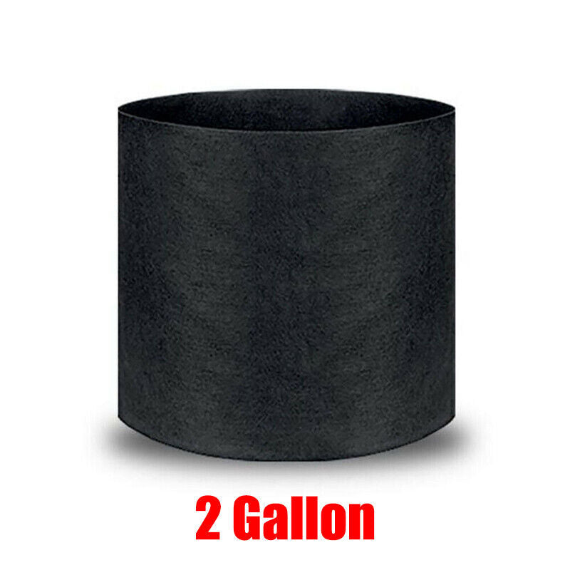 10 Pack Breathable Fabric Plant Grow Pots 2 to 20 Gallon Sizes - 20 Gallon-10PCS