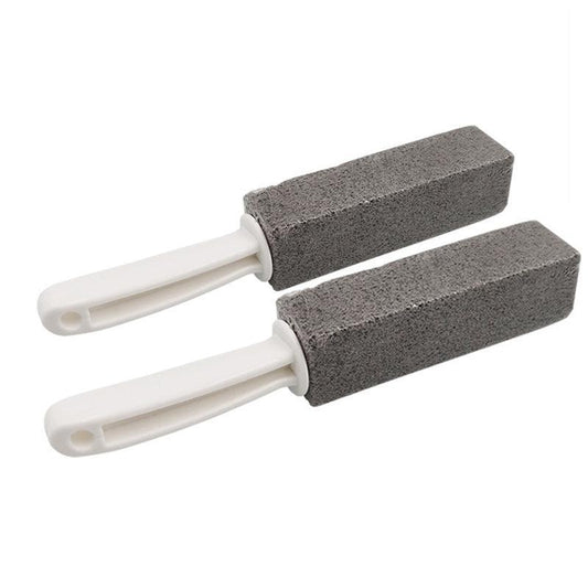 2X Toilet Bowl Brush Cleaning Pumice Stone Stains Bathtub Wand Tile Cleaner Tool
