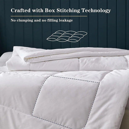 Luxury Hotel Quilt Core – Soft Microfiber Down Alternative Comforter for All Seasons - 160x210cm-Brushed