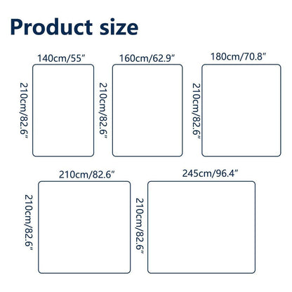 Luxury Hotel Quilt Core – Soft Microfiber Down Alternative Comforter for All Seasons - 140x210cm-Brushed