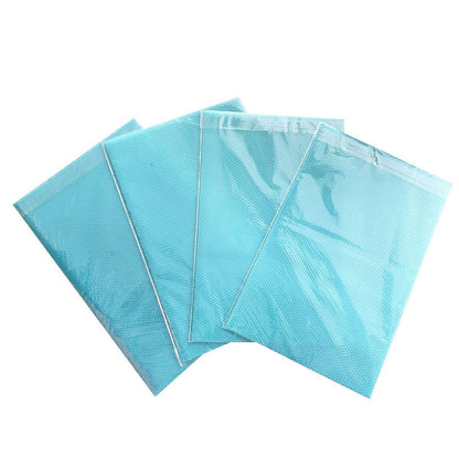 4PCS Cuttable Kitchen Anti-slip Mat Anti-fouling Refrigerator Drawer Liner Mat - Blue