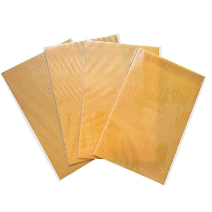 4PCS Cuttable Kitchen Anti-slip Mat Anti-fouling Refrigerator Drawer Liner Mat - Orange