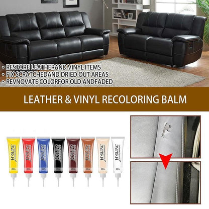 dvanced Leather Repair Gel Kit Filler for Sofa Auto Interior and Scratch Restoration - Yellow