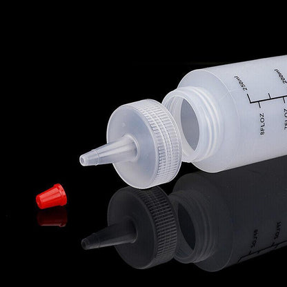 Squeeze Condiment Dispenser Bottles 250ml 500ml Sauce Craft Use Set of 6 - 250ML