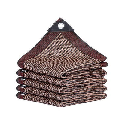 Breathable Sun Shade Sail Canopy Cover Curved Edge Patio Awning Outdoor Brown