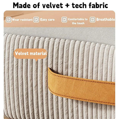 Small Stool for Home Simple Shoe Changing Low Seat Stool Wooden Household Use - Orange - Mekamart Australia