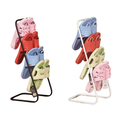 Simple Multi Layer Slipper Storage Rack Organizer for Home Closet Shoe Organizer - Black - Mekamart Australia