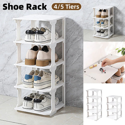 4/5Tier Shoe Rack Organizer Shelf Space Saving Storage Stand For Entryway Home - 5-Tier - Mekamart Australia