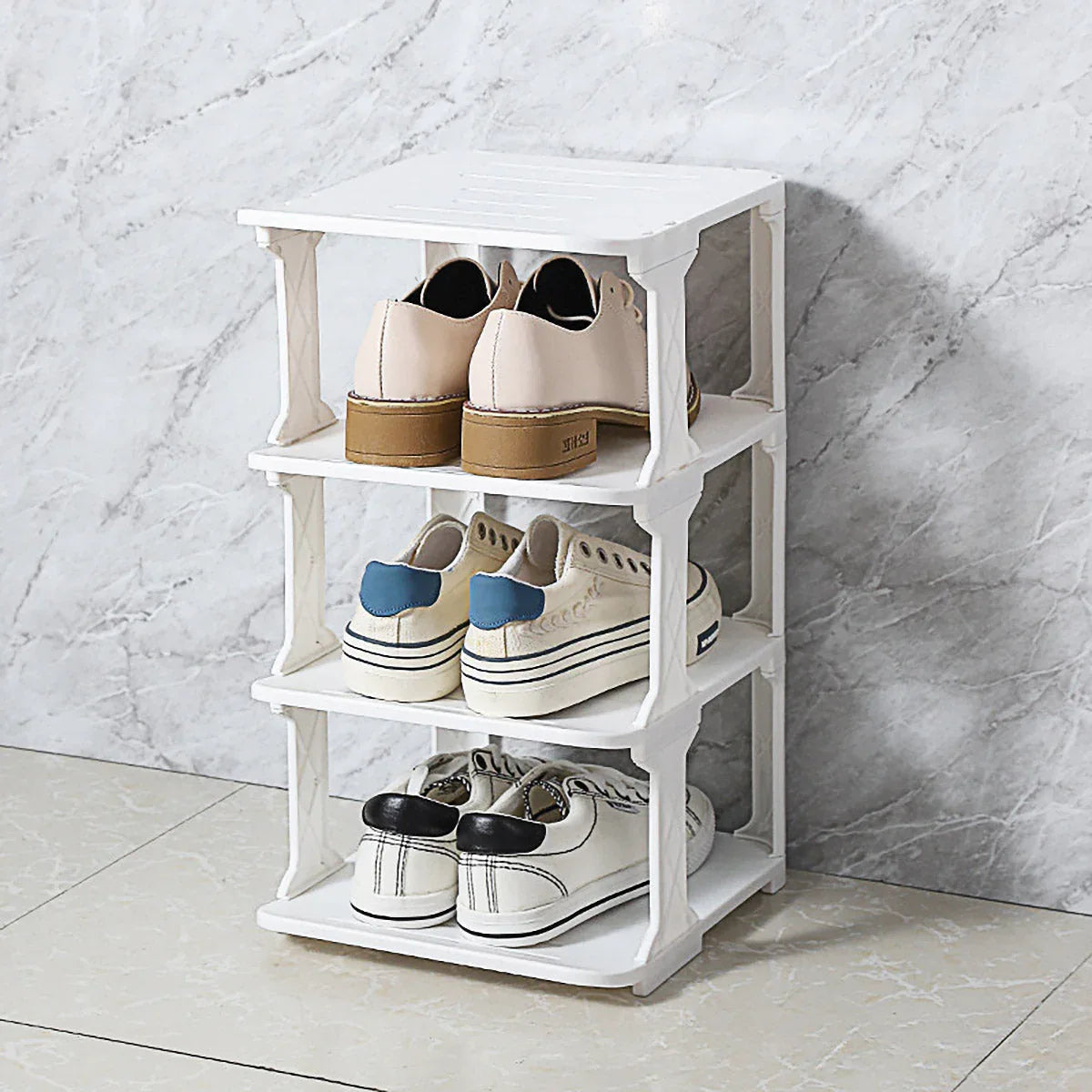 4/5Tier Shoe Rack Organizer Shelf Space Saving Storage Stand For Entryway Home - 5-Tier - Mekamart Australia