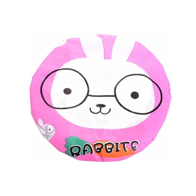 Reusable Women Girls Hair Wrap Waterproof Shower Bath Shower Cap Hat - Monkey