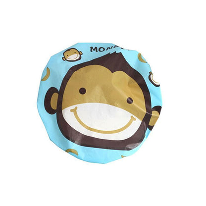 Reusable Women Girls Hair Wrap Waterproof Shower Bath Shower Cap Hat - Panda