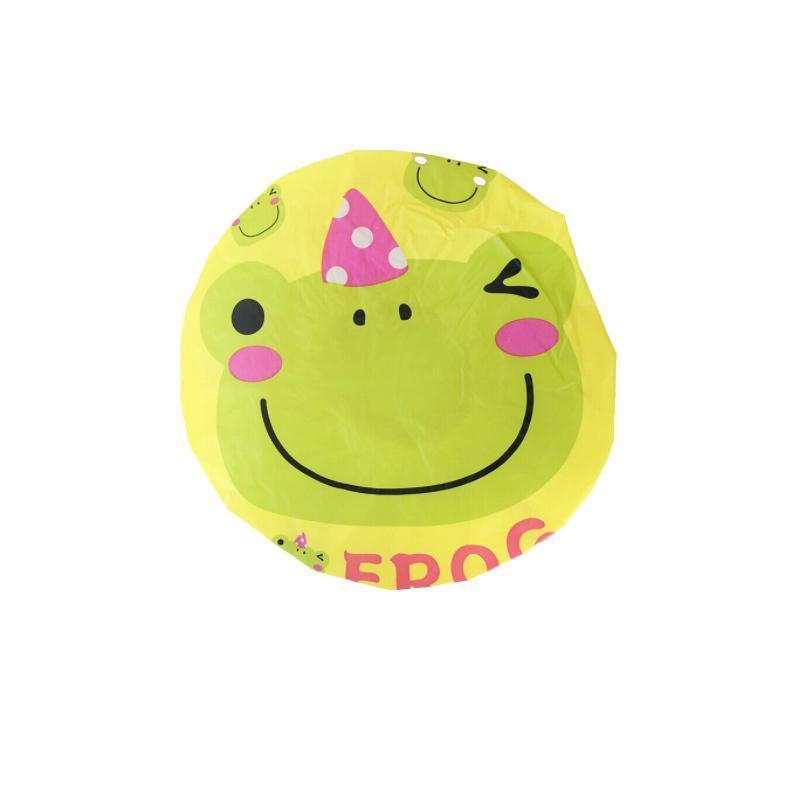 Reusable Women Girls Hair Wrap Waterproof Shower Bath Shower Cap Hat - Panda