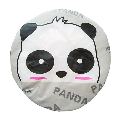 Reusable Women Girls Hair Wrap Waterproof Shower Bath Shower Cap Hat - Rabbit